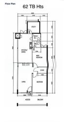 Blk 62 BLANGAH GARDEN (Bukit Merah), HDB 3 Rooms #579974511